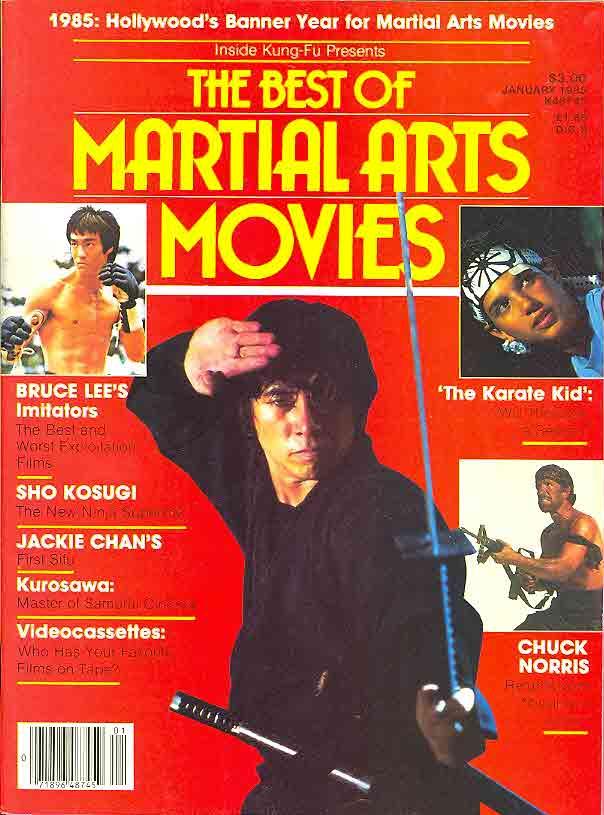 MARTIAL ARTS MOVIES (IKF) magazine cover January 1985
