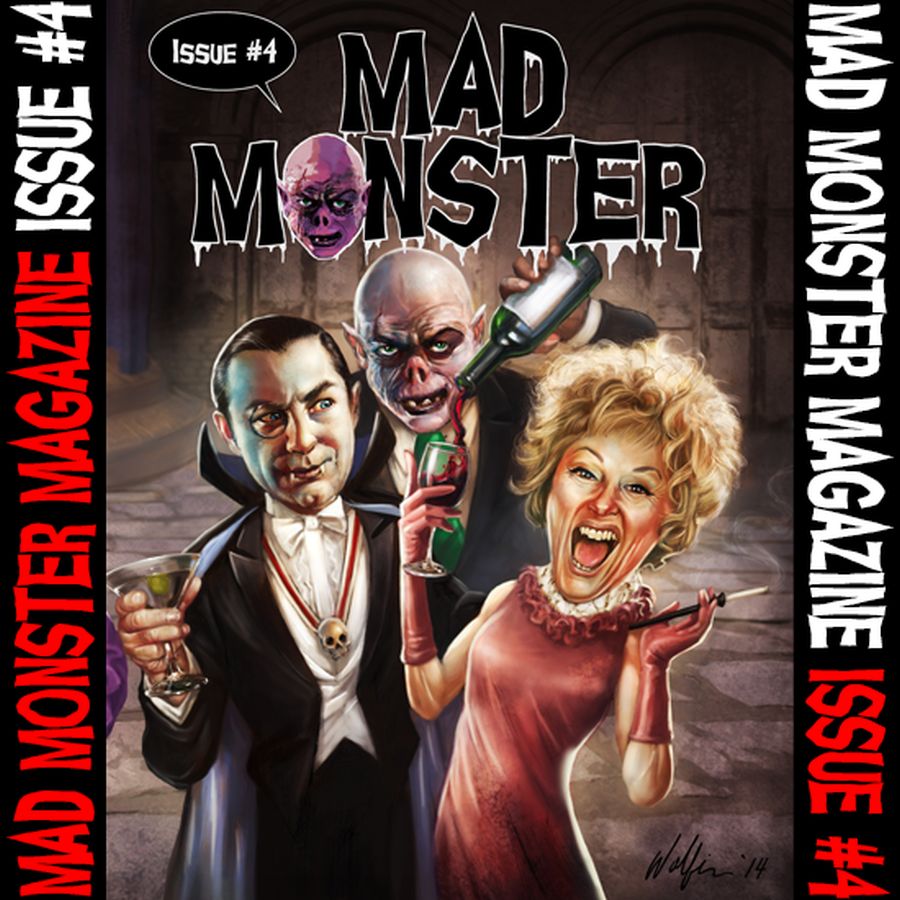 MAD MONSTER magazine side cover Issue 4  2014