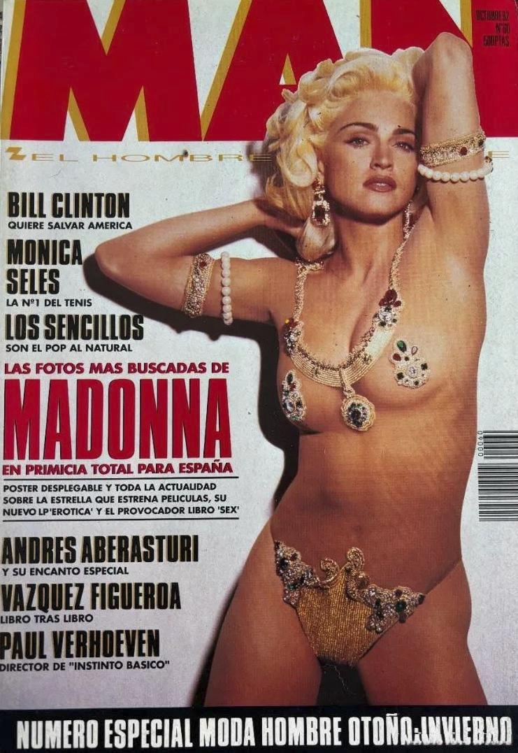 MAN EL HOMBRE QUE VIENE magazine side cover Issue 60  October 1992