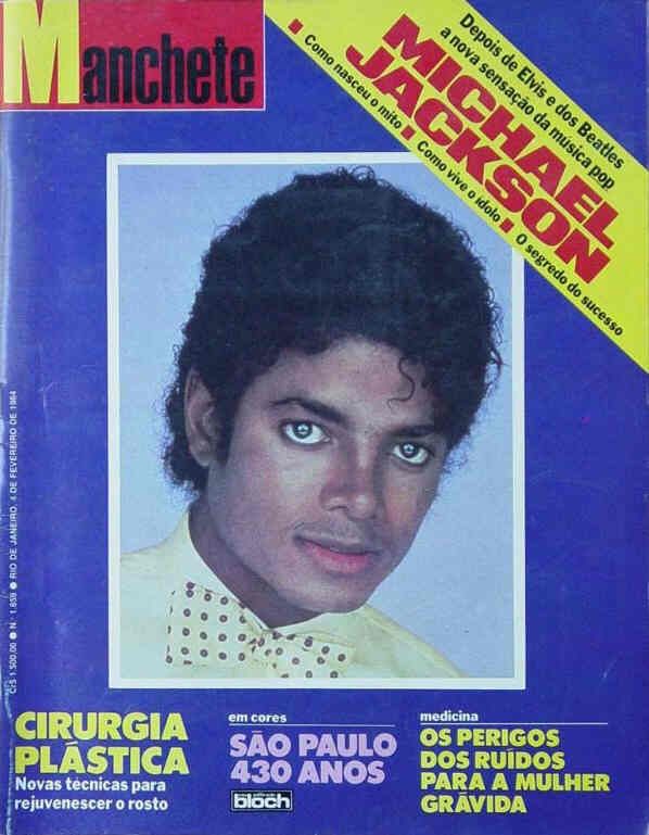 MANCHETE magazine side cover 4 February 1984