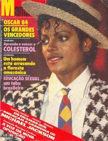 MANCHETE magazine side cover 21 April 1984