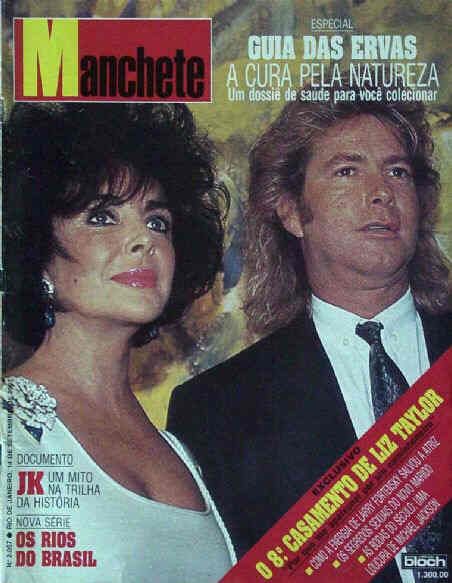 MANCHETE magazine side cover 14 September 1991