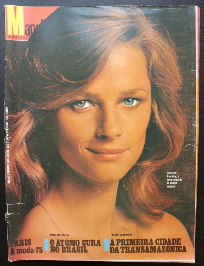 MANCHETE magazine side cover Issue 1165   1974