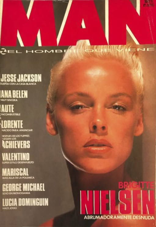MAN EL HOMBRE QUE VIENE magazine side cover Issue 5  March 1988