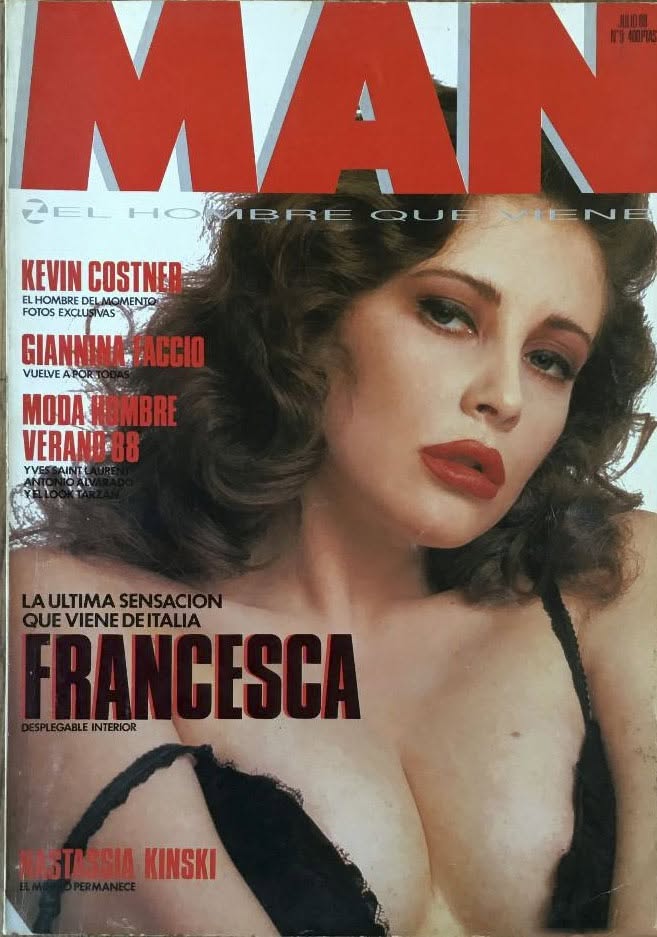 MAN EL HOMBRE QUE VIENE magazine side cover Issue 9  July 1988