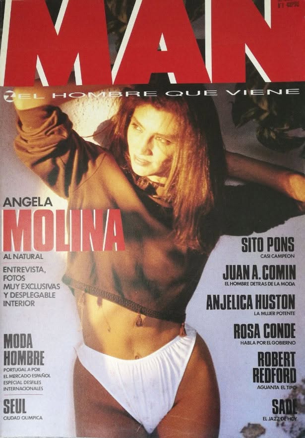 MAN EL HOMBRE QUE VIENE magazine side cover Issue 11  September 1988