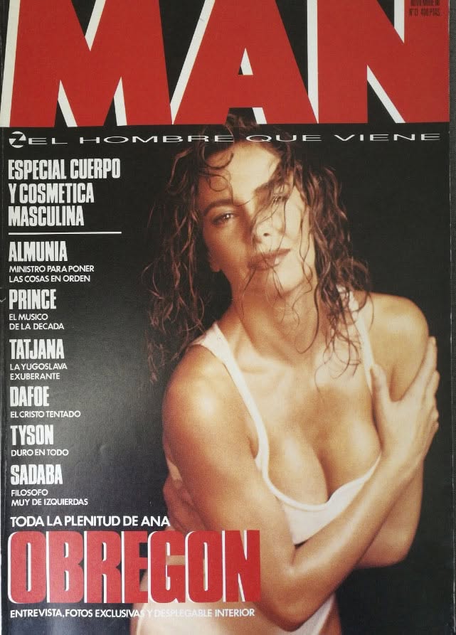 MAN EL HOMBRE QUE VIENE magazine side cover Issue 13  November 1988