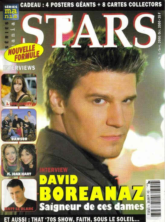 SERIES MANIA STARS magazine cover Issue 5 September/October 2000
