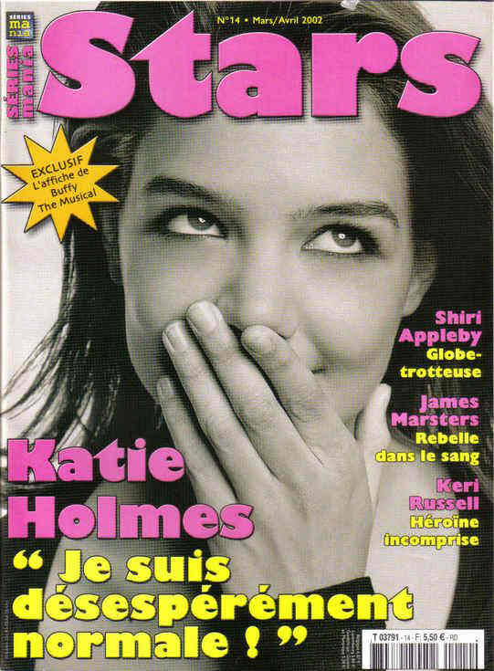 SERIES MANIA STARS magazine cover Issue 14 March/April 2002