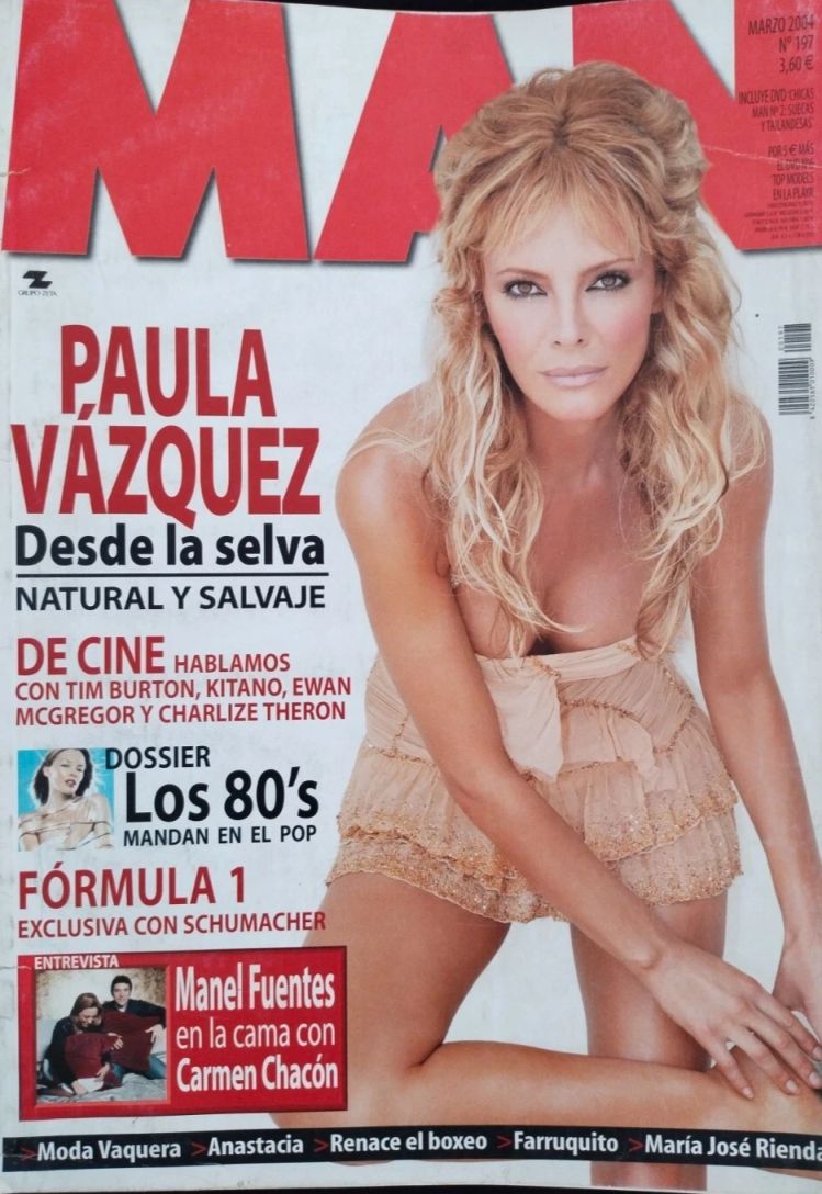 MAN EL HOMBRE QUE VIENE magazine side cover Issue 197  March 2004