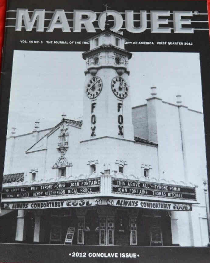 MARQUEE magazine cover January/March 2012