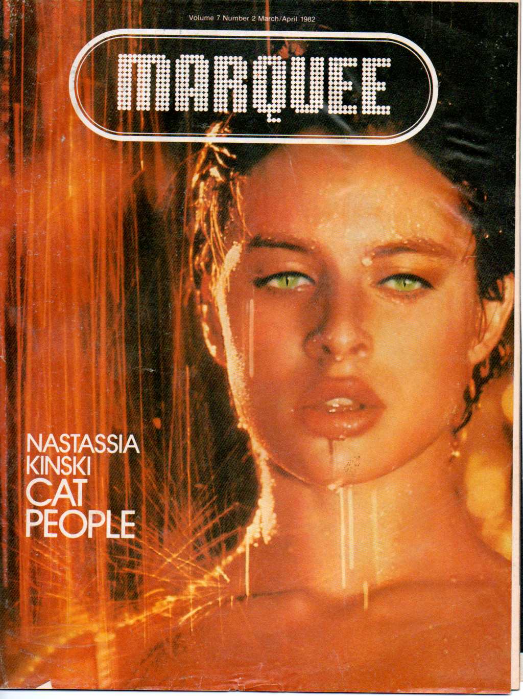 MARQUEE (Ca) magazine side cover  Vol 7 # 2 March/April 1982