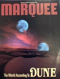 MARQUEE (Ca) magazine side cover  Vol 9 # 8 November 1984