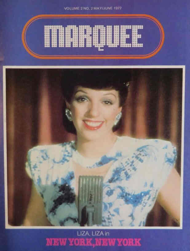 MARQUEE (Ca) magazine side cover  Vol 2 No 2 May/June 1977