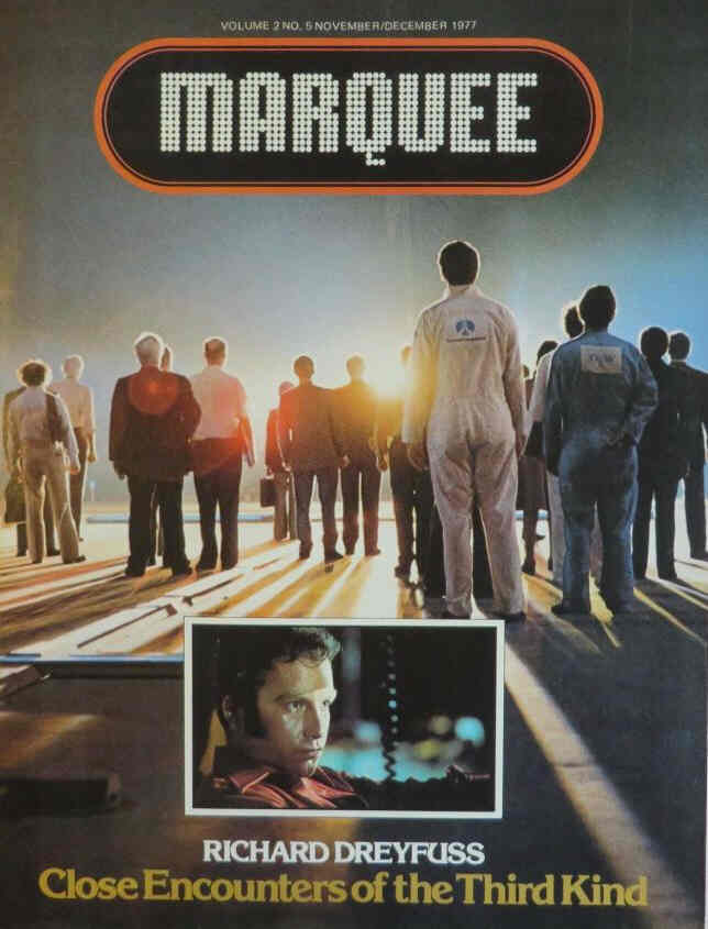 MARQUEE (Ca) magazine side cover  Vol 2 No 5 November/December 1977