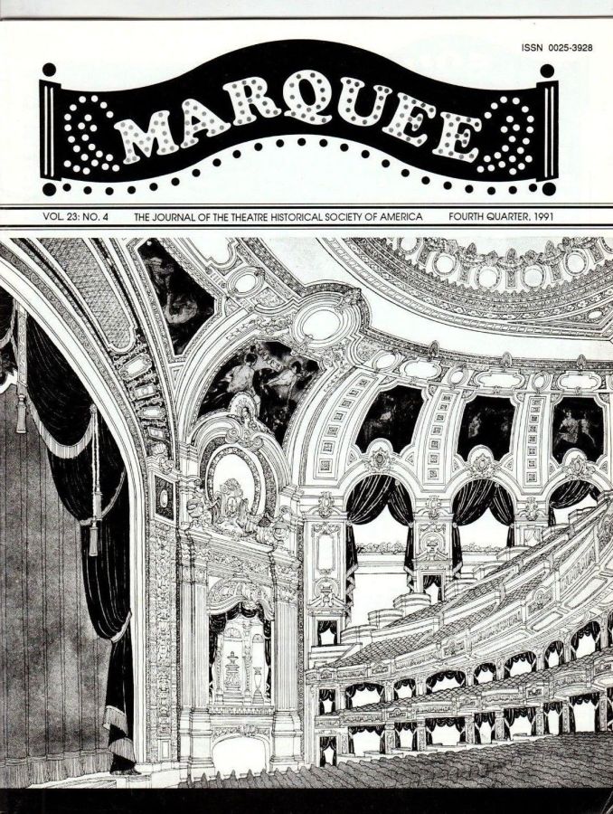MARQUEE magazine side cover Winter 1991