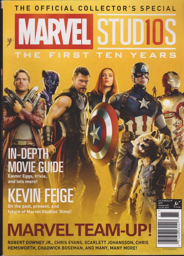 MARVEL STUDIOS MOVIE MAGAZINE magazine cover   2018