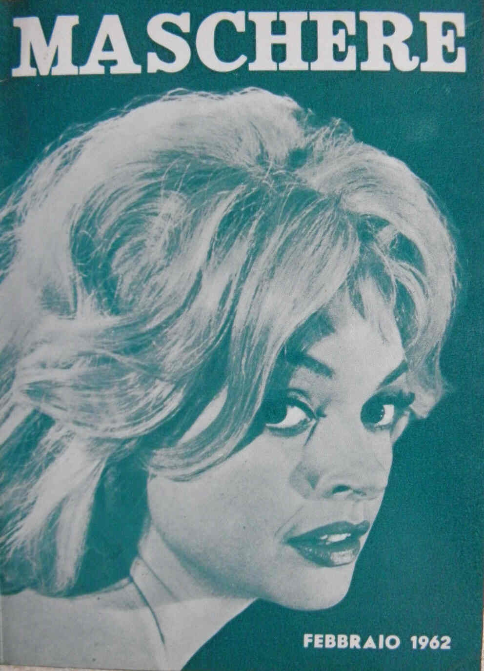 MASCHERE magazine cover February 1962