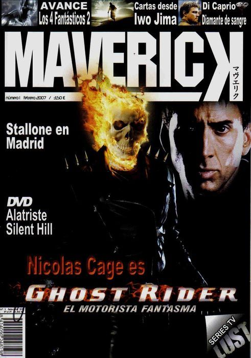 MAVERICK magazine side cover Issue 1 February 2007