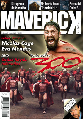 MAVERICK magazine side cover Issue 2 March 2007