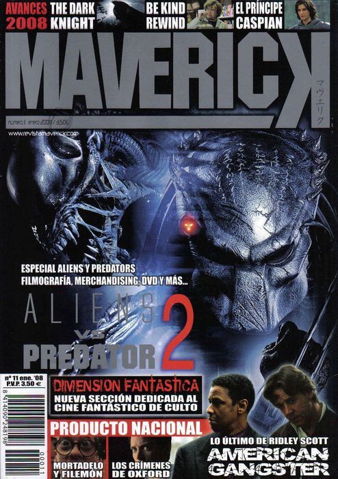 MAVERICK magazine cover Issue 11 January 2008