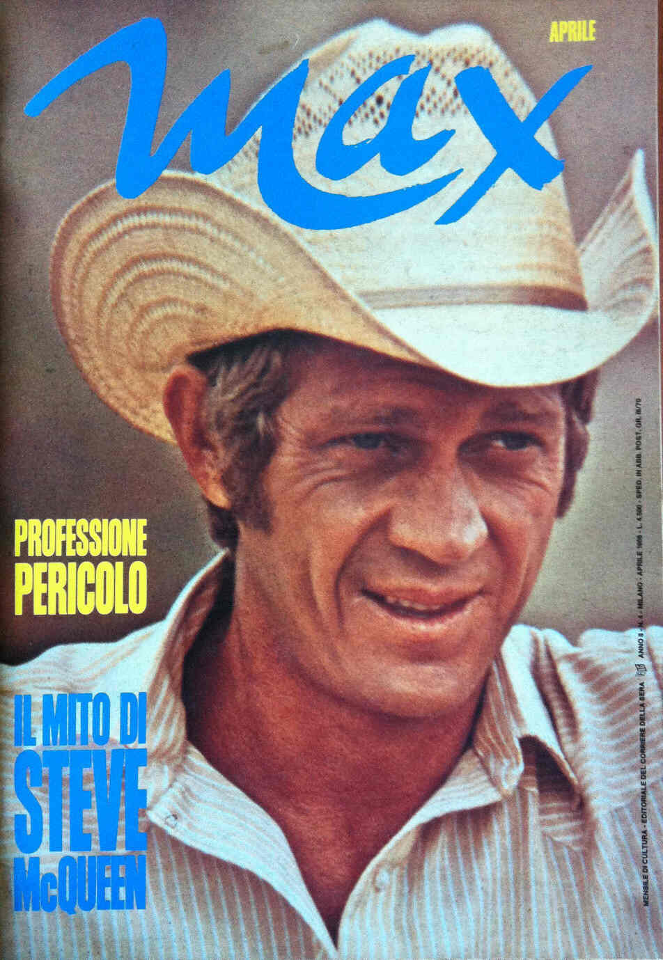 MAX magazine cover April 1986