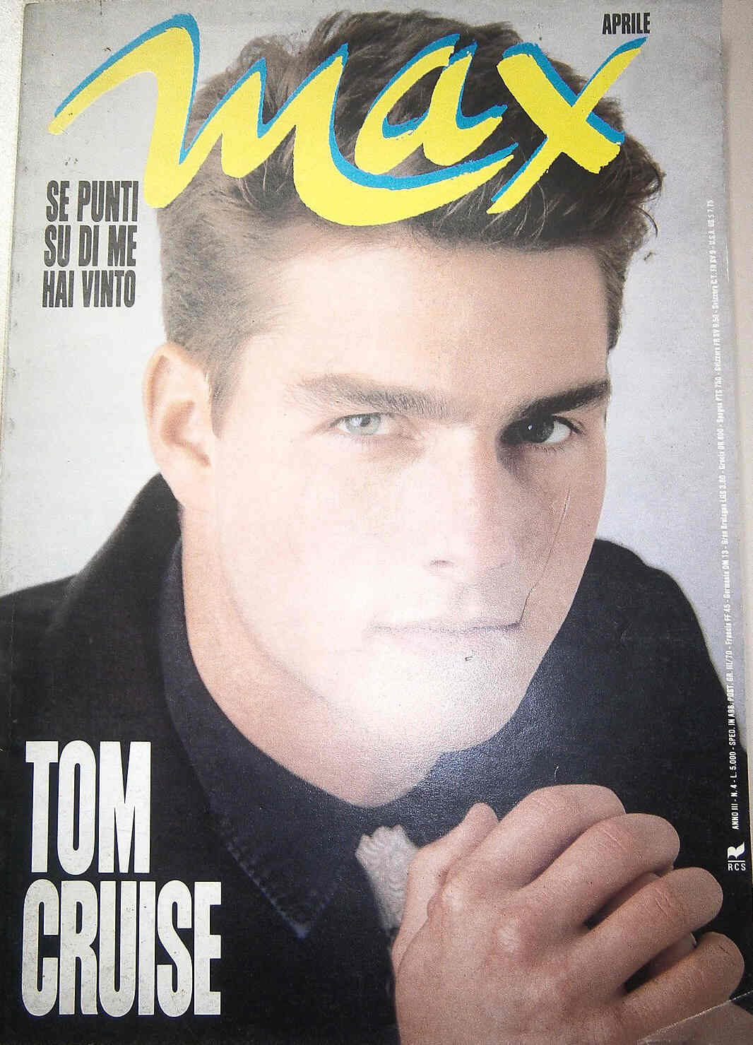 MAX magazine cover April 1987