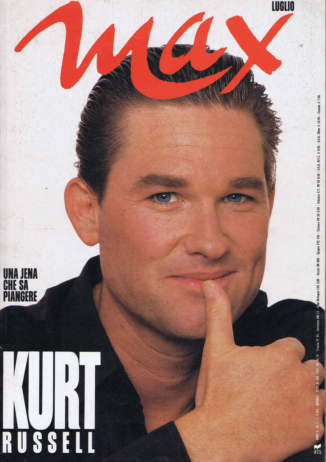 MAX magazine cover July 1989