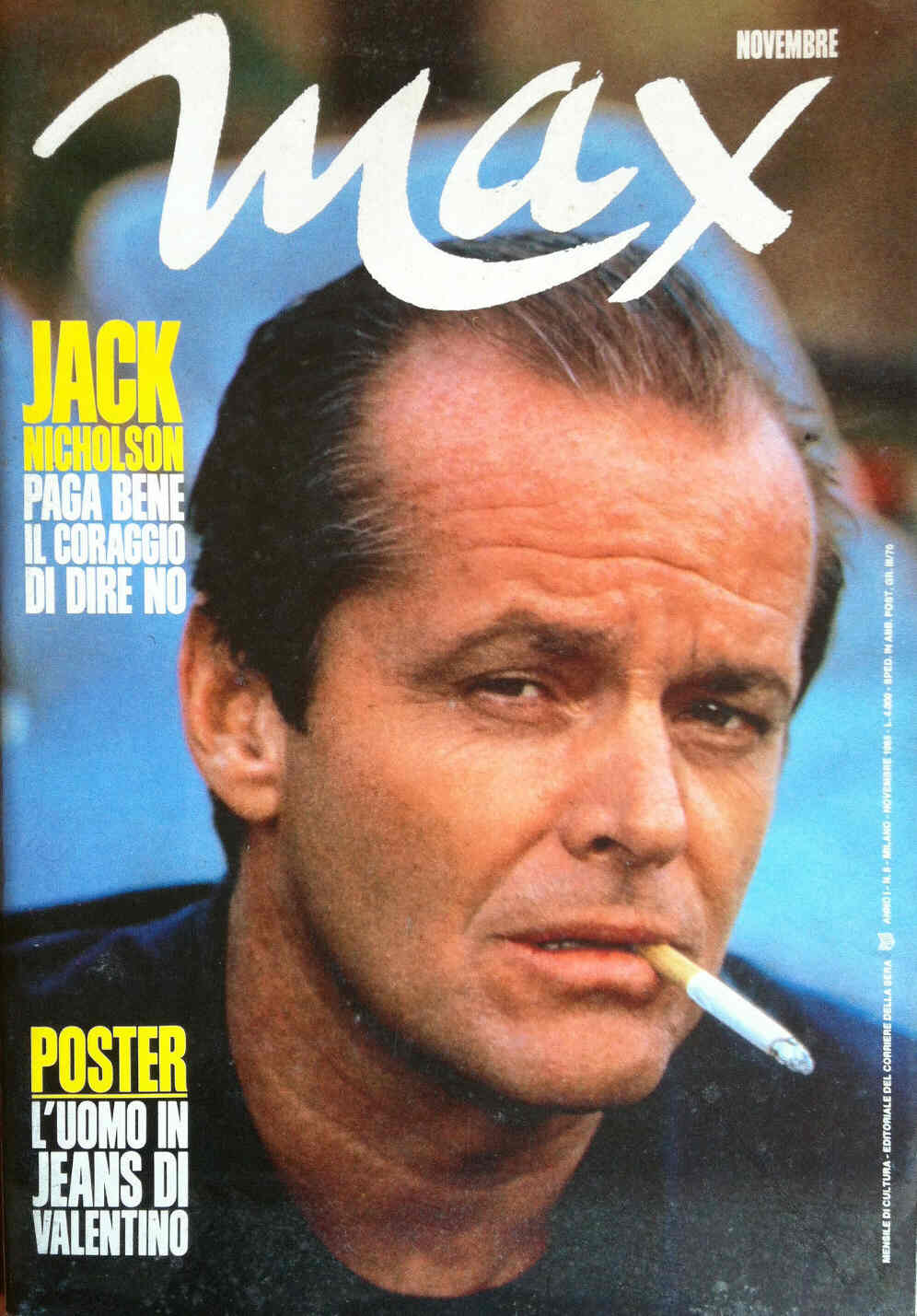 MAX magazine cover November 1985