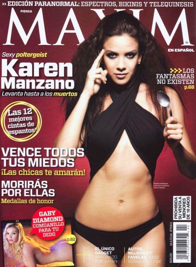 MAXIM MEXICO magazine cover  April 2011