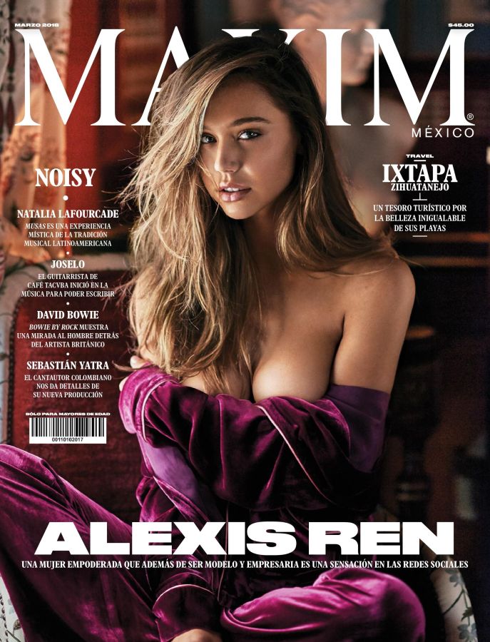 MAXIM MEXICO magazine cover  March 2018