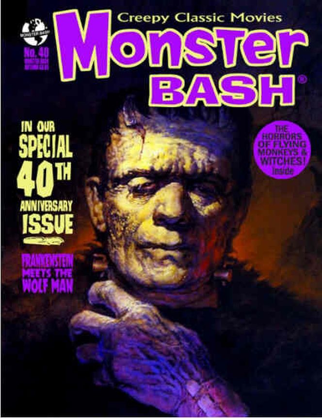 MONSTER BASH magazine cover Issue 40 Autumn 2020