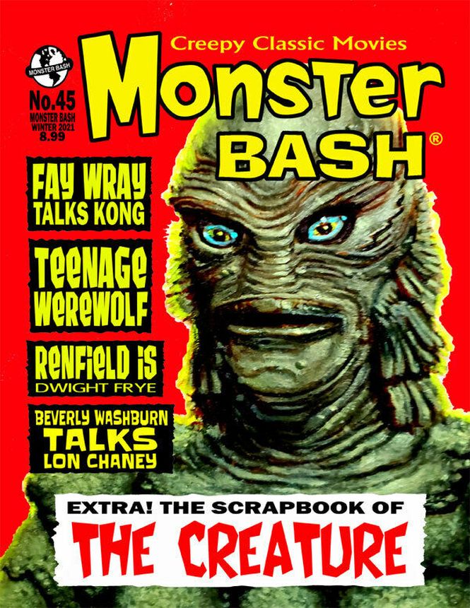 MONSTER BASH magazine cover Issue 45 Winter 2021