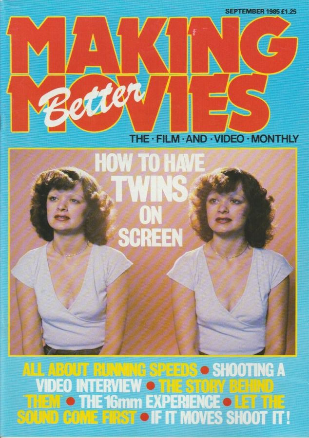 MAKING BETTER MOVIES magazine side cover Issue 7 September 1985