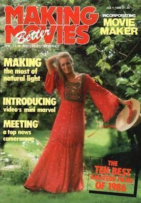 MAKING BETTER MOVIES magazine cover July 1986