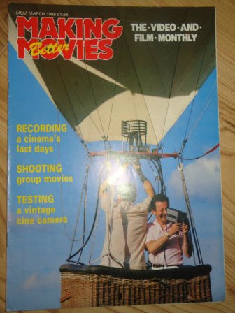 MAKING BETTER MOVIES magazine cover March 1988