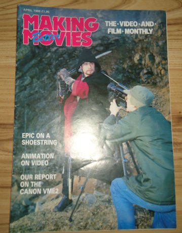 MAKING BETTER MOVIES magazine cover April 1988