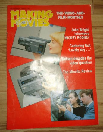 MAKING BETTER MOVIES magazine cover November 1988