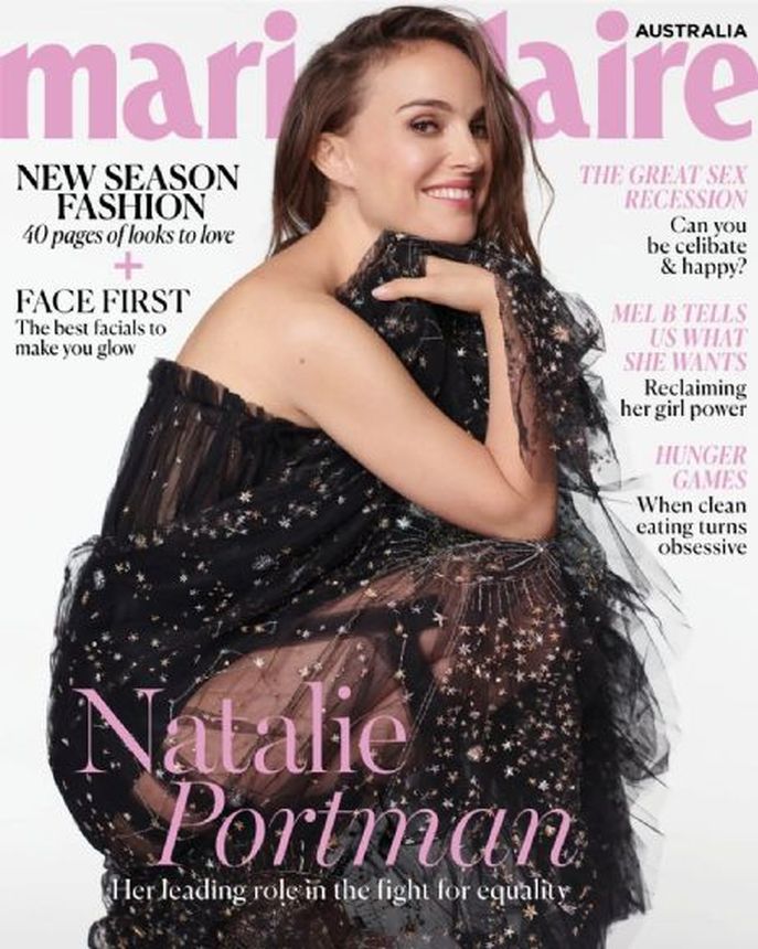 MARIE CLAIRE AUSTRALIA magazine side cover  April 2024