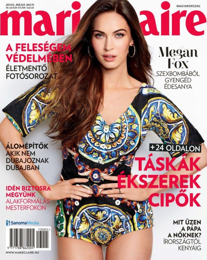 MARIE CLAIRE HUNGARY magazine cover  May 2013