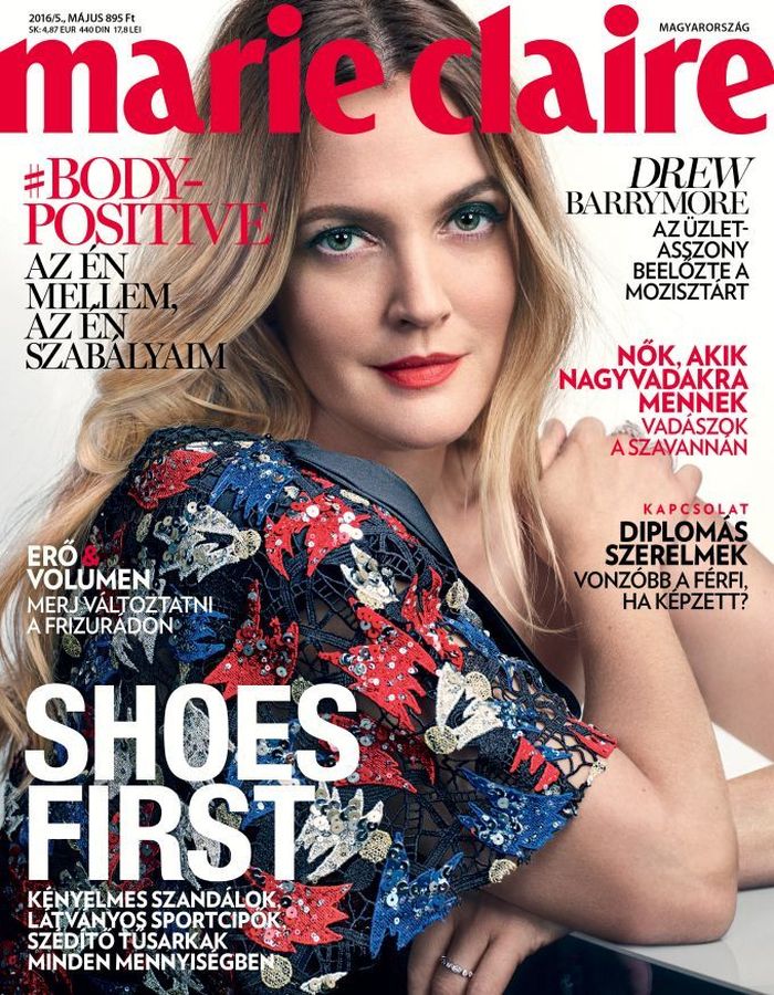 MARIE CLAIRE HUNGARY magazine cover  May 2016