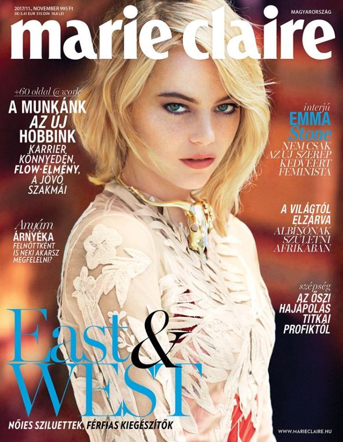 MARIE CLAIRE HUNGARY magazine cover  November 2017