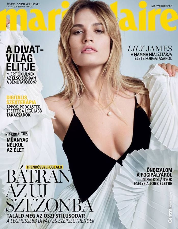 MARIE CLAIRE HUNGARY magazine cover  September 2018