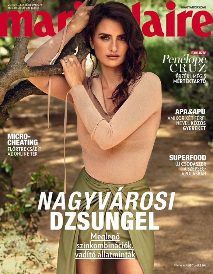 MARIE CLAIRE HUNGARY magazine cover  October 2018