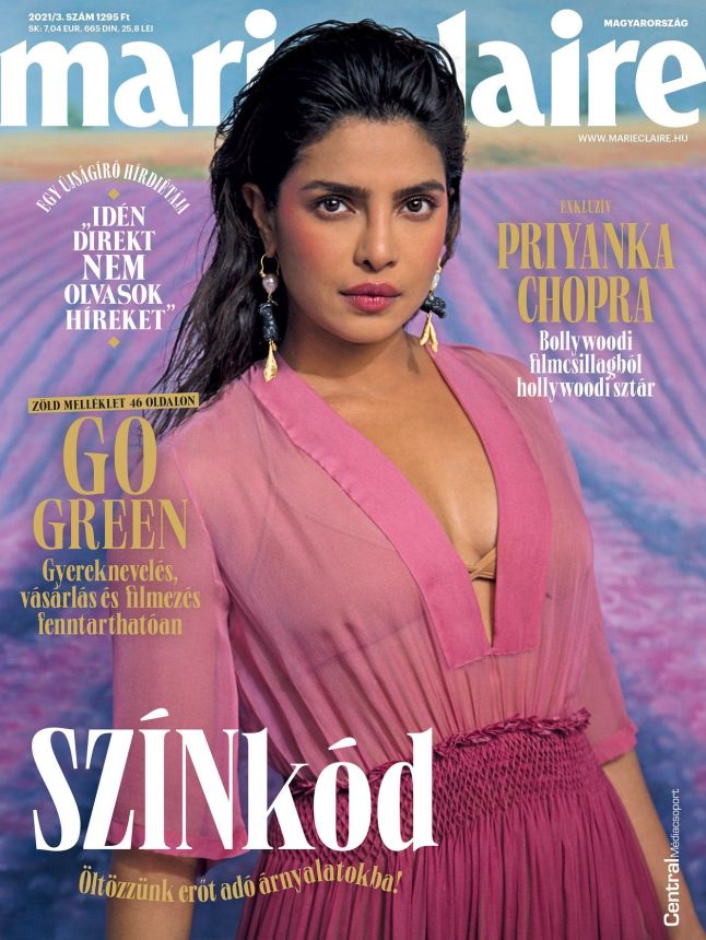 MARIE CLAIRE HUNGARY magazine cover  March 2021