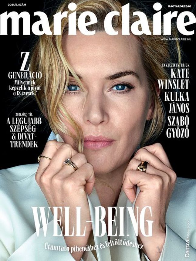 MARIE CLAIRE HUNGARY magazine side cover  September 2021