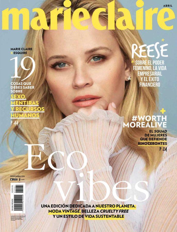 MARIE CLAIRE MEXICO magazine cover  April 2018