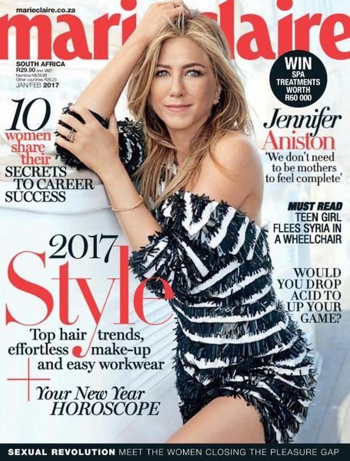 MARIE CLAIRE SOUTH AFRICA magazine cover  January/February 2017