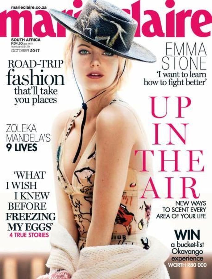 MARIE CLAIRE SOUTH AFRICA magazine cover  October 2017