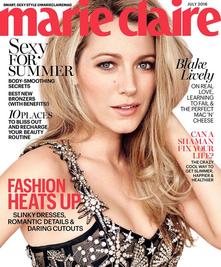 MARIE CLAIRE USA magazine cover  July 2016
